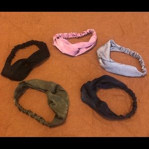 5 Elastic Headbands